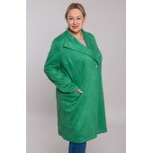 Πράσινο παλτό με τσέπες