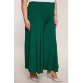 Πράσινη πλεκτή φούστα και παντελόνι